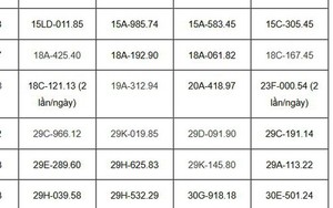 Hơn 180 chủ xe vượt đèn đỏ, đi quá tốc độ có biển số sau phải đóng phạt 'nguội' theo Nghị định 168