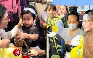 Vợ Quý Bình ra biển rải tro cốt chồng, xuất hiện một nữ nghệ sĩ được con trai anh gọi là "má"