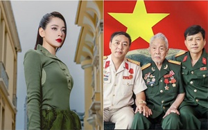 Chi Pu lần đầu hé lộ gia đình toàn quân nhân, 3 người mang quân hàm đại tá