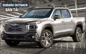 Subaru Outback 2026 mà thành bán tải thế này thì dễ đắt khách: Dáng góc cạnh hầm hố, có thể cạnh tranh đàn em Ranger