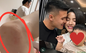 Gặp khó khi chăm con ốm, Chu Thanh Huyền - vợ Quang Hải - cầu cứu mẹ chồng, hội mẹ bỉm sữa cũng đồng cảm
