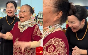 Tranh cãi thái độ vui vẻ của vợ cố diễn viên Quý Bình sau lễ thủy táng chồng