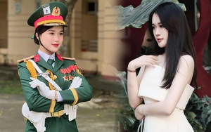 Nhan sắc gây thương nhớ của nữ quân nhân “khối Hoa hậu” diễu binh 30/4, ảnh đời thường càng bất ngờ