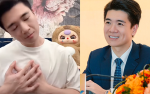Thiếu gia nhà bầu Hiển xả vai chủ tịch bắt trend "nháy mắt Kim Seon Ho",hoa hậu Đỗ Mỹ Linh liền có phản ứng này