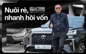 Dùng 2 chiếc Toyota Veloz Cross làm dịch vụ, chủ xe chia sẻ: ‘Đút túi hơn 40 triệu đồng/xe/tháng, tiết kiệm hơn Xpander, bào hơn 170.000km vẫn ổn’