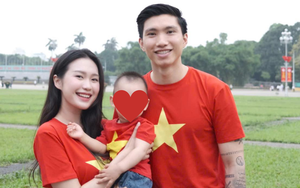 Gia đình Văn Hậu - Doãn Hải My tung bộ ảnh xịn xò mừng 30/4, được khen "gấp 3 visual", "gấp 3 lòng yêu nước"
