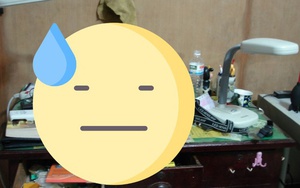 Bức ảnh chụp góc học tập của một nữ sinh trung học để lộ chi tiết gây rùng mình