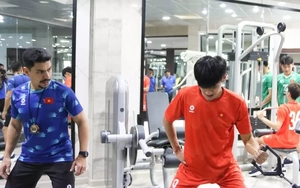 U17 Việt Nam tập phục hồi sau trận gặp Nhật Bản