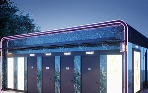 Hình ảnh loạt nhà vệ sinh kiểu mẫu sắp được triển khai tại quận trung tâm Hà Nội