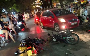 Hà Nội: Nghi vấn tài xế ô tô say xỉn tông hoàng loạt xe máy, xe và người nằm la liệt