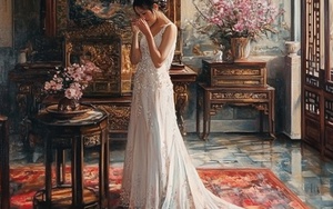 Sắp tới giờ đón dâu thì đột nhiên mẹ chú rể xông đến nhà gái quát tháo và ném lên người cô dâu một xấp ảnh