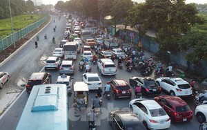 Hạ tốc độ đường Láng- Hoà Lạc xuống 60km/h để thi công nút giao với Vành đai 3,5