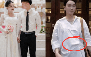 Cô gái Nghệ An để lộ vòng 2 lùm lùm nghi vấn mang bầu với Hồ Văn Cường sau đám cưới