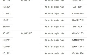 101 xe có biển số sau nhanh chóng nộp phạt nguội theo Nghị định 168