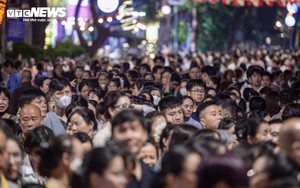 Dòng người xếp hàng xuyên đêm chờ chiêm bái xá lợi Phật