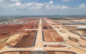 Cận cảnh đường cất hạ cánh sân bay Long Thành sẵn sàng phục vụ bay hiệu chuẩn