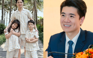 Thiếu gia nhà bầu Hiển làm bố đơn thân, cuộc sống chăm sóc 3 nhóc tỳ gây chú ý