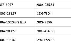 206 chủ xe đi lấn làn có biển số sau cần nhanh chóng nộp phạt nguội theo Nghị định 168