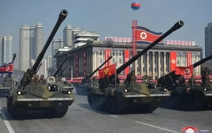 Trang bị pháo tự hành Koksan của Triều Tiên cho lữ đoàn mới thành lập