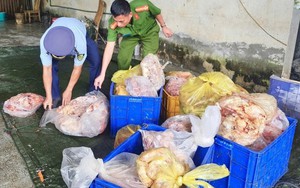 Một hộ kinh doanh trữ gần 4 tấn thực phẩm bốc mùi hôi thối