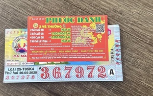 Một người ở Trà Vinh trúng giải độc đắc 13 tờ vé số