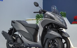 Cận cảnh mẫu xe tay ga Yamaha có ‘bánh kép’ độc lạ