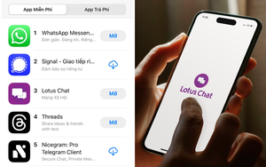 Lotus Chat "lội ngược dòng" ngoạn mục, bất ngờ lọt top 3 ứng dụng chat được tải nhiều nhất Việt Nam