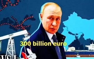 Châu Âu tìm cách tịch thu 300 tỷ euro bị đóng băng