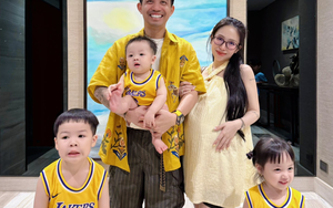 Đại gia Minh Nhựa khoe dàn cháu ngoại ở tuổi 42 : Một chi tiết về ái nữ của gia đình gây chú ý