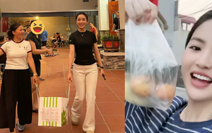 Lộ khoảnh khắc Chu Thanh Huyền về quê Quang Hải ăn cỗ nhưng lấy phần đem về, dân tình liền có phản ứng này