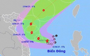 Bão số 1 mạnh cấp 8, giật cấp 10 trên Biển Đông, có thể mạnh thêm