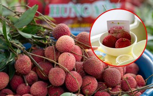 Vải trứng Hưng Yên được mang bán trên trời!