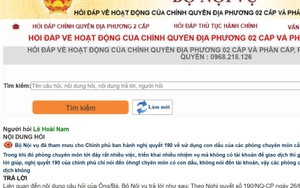 Bộ Nội vụ công bố hotline hỏi đáp về chính quyền địa phương 2 cấp