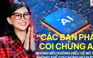 Bà Lê Hồng Thuỷ Tiên: ‘Các bạn phải coi chừng AI, nhưng nếu không hiểu nó thì không coi chừng nó được!’