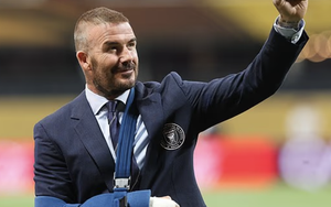 "Thương binh" David Beckham đến sân cổ vũ Inter Miami và Messi