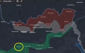 Biên giới vùng Sumy rực màu đỏ