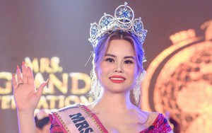 Tiến sĩ chuyên ngành côn trùng Nguyễn Thị Huyên đăng quang Hoa hậu Quý bà Siêu quốc gia 2025