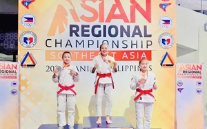 Đội tuyển jujitsu Việt Nam giành 41 HCV trong ngày đầu tham dự giải vô địch Đông Nam Á 2025