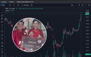 Đôi vợ chồng vừa được mừng cưới 5.000 cổ phiếu VPB nhận "lãi to" sau 1 phiên giao dịch: Đám cưới viral vì món quà "thịnh vượng"