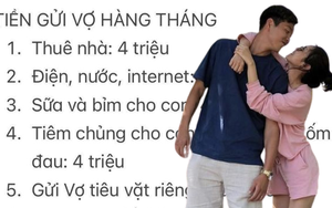 Bức ảnh "gửi vợ tiền tiêu vặt của vợ" khiến dân mạng ghen đỏ mắt