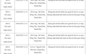 103 chủ xe máy có biển số sau nhanh chóng nộp phạt nguội theo Nghị định 168