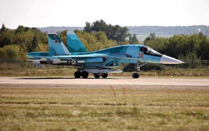 Tiêm kích bom Su-34 của Nga rơi khi bay huấn luyện