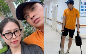 Diễn viên Bình An chấn thương nặng do đá bóng, thái độ của Á hậu Phương Nga gây chú ý