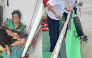 Người đàn ông may mắn được tàu cứu sống sau hơn 6 tiếng trôi lênh đênh trên biển: Phút sinh tử của ngư dân may mắn