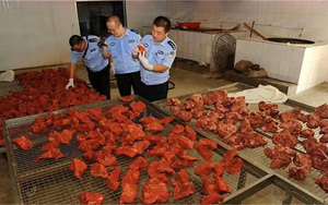 Nhận tin báo, cảnh sát đột kích nhà máy trên núi, triệt phá đường dây sản xuất thịt bò khô từ vịt doanh thu 36 tỷ đồng/tháng, bắt giữ 23 người