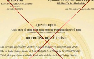 Cảnh báo văn bản giả mạo Bộ Tài chính, Ủy ban Chứng khoán Nhà nước để lừa đảo