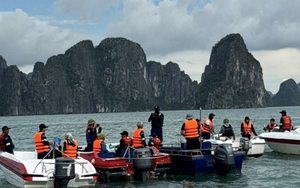 Phát hiện thi thể nghi là nam nạn nhân cuối cùng vụ lật tàu trên Vịnh Hạ Long