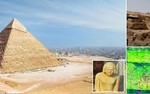 Phát hiện chấn động trong Đại Kim tự tháp đảo ngược giả thuyết 4.500 năm