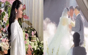 Đám cưới Hoa hậu 99 và chồng Phó giám đốc: Tổ chức ở quê nhà, cô dâu lộ bụng lùm lùm