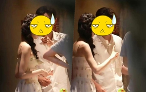 Tóm dính cặp đôi ngôn tình thân mật giữa nơi đông người: Bôi kem lên mũi nhau, cả MXH điên tiết ném đá